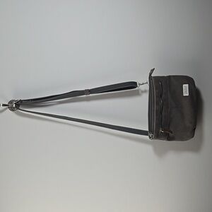 Travelon Pewter Canvas Anti-theft Crossbody Purse